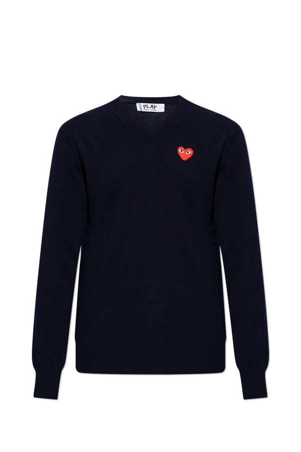 neck sweater Comme des Garçons Play - Stone Island Junior graphic